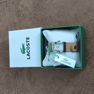Lacoste Leather Band Watch